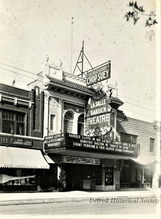 La Salle Garden Theatre - OLD PHOTO FROM MATT WILKINSON